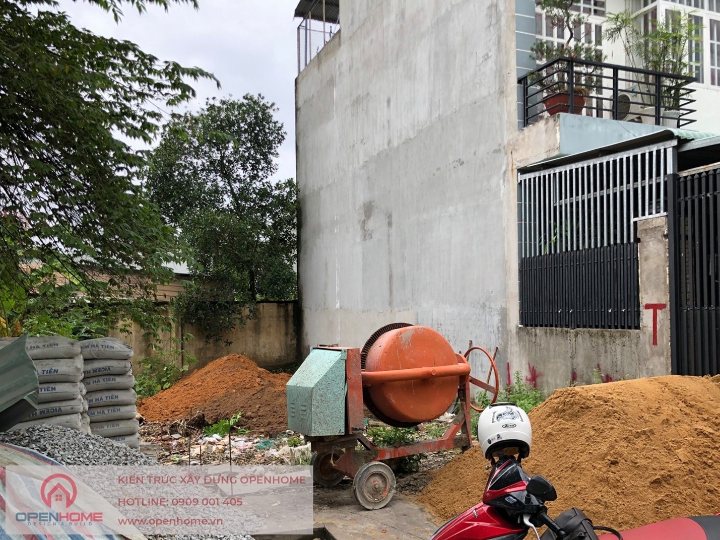 Khởi công Nhà Phố 3 tầng tại phường Phú Hòa – Tp Thủ Dầu Một
