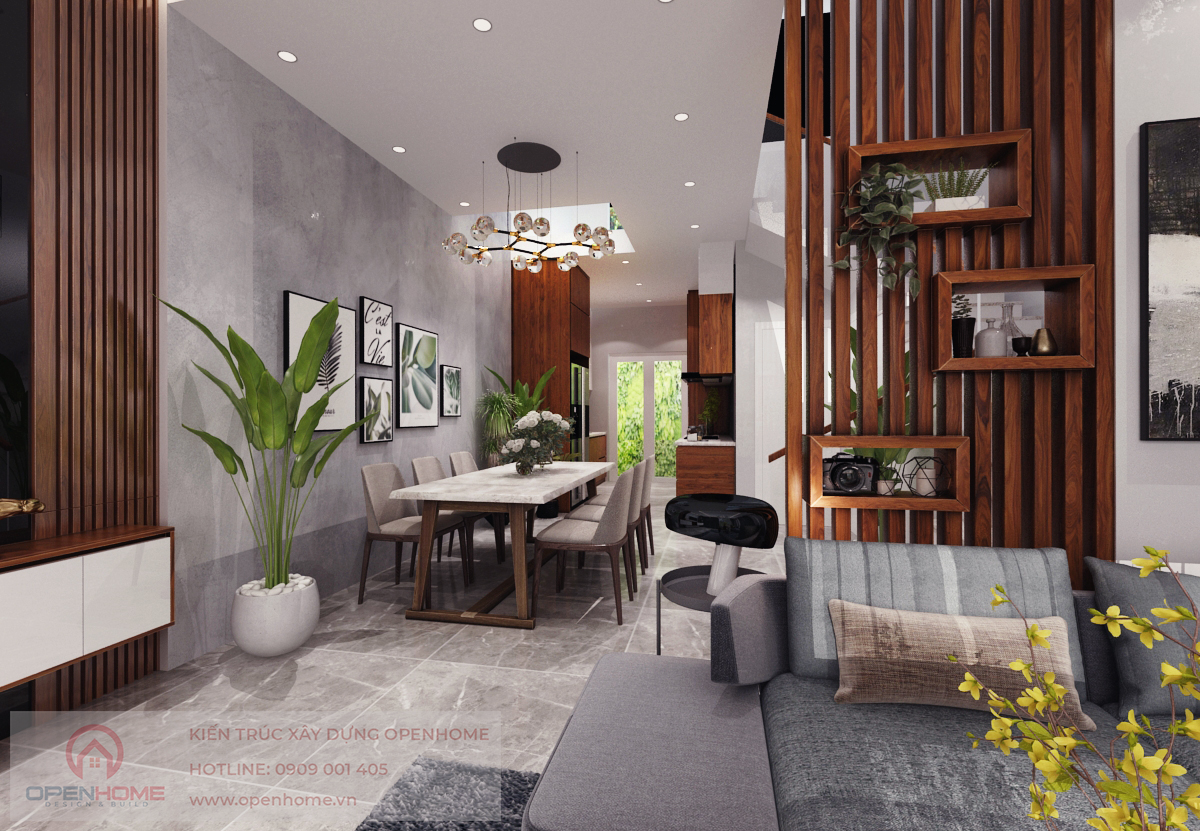 Thiết kế Nội Thất Nhà Phố 3 Tầng phường Phú Hòa – Tp Thủ Dầu Một
