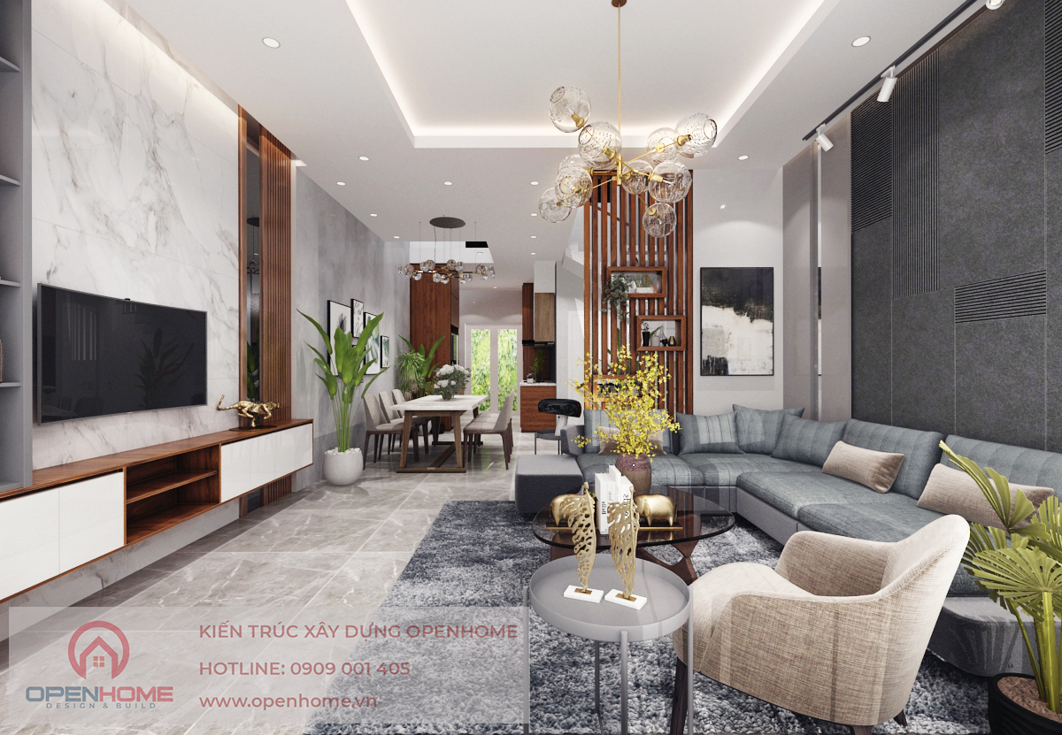 Thiết kế Nội Thất Nhà Phố 3 Tầng phường Phú Hòa – Tp Thủ Dầu Một